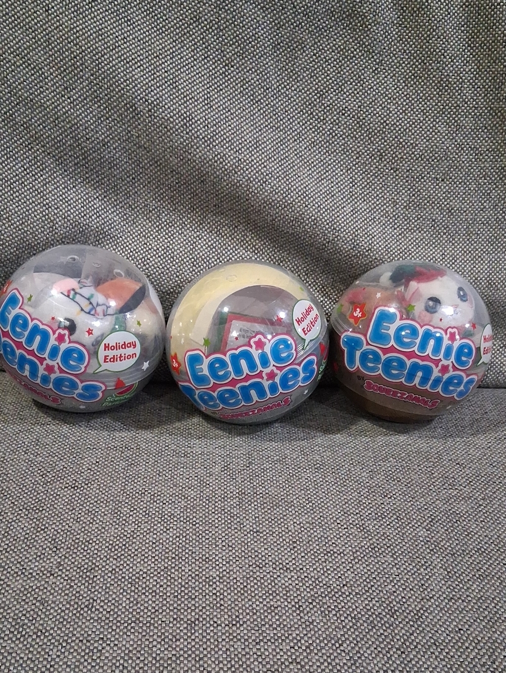 Holiday Edition Collectible Eenie Teenies  Surprise Balls - Multicolor
